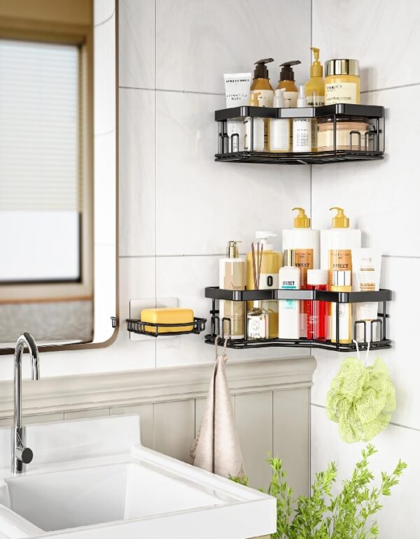 Bathroom Corner Storage - Five piece Set - Image 8