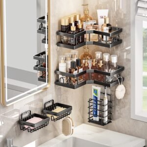 Bathroom Corner Storage - Five piece Set