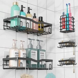 Bathroom towel rack - five piece set