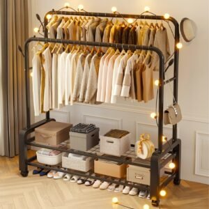 Storage rack for clothes and hats
