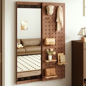 Cave board entrance dressing mirror