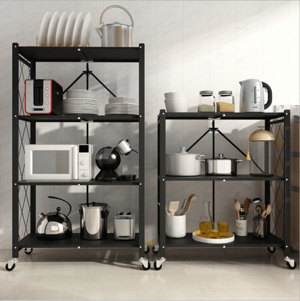 Foldable storage rack - four layers - Image 2