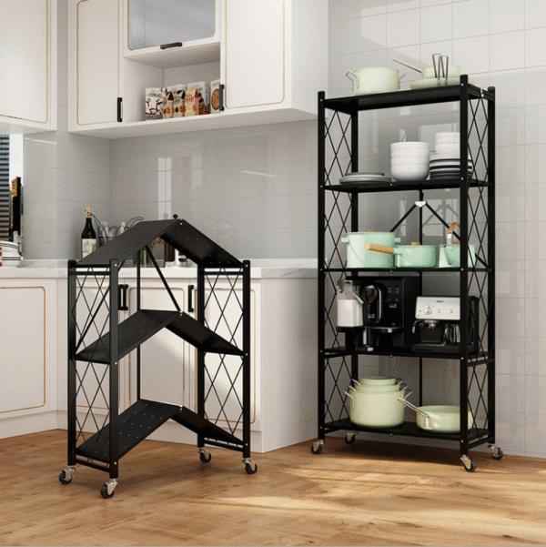 Foldable storage rack - four layers - Image 3