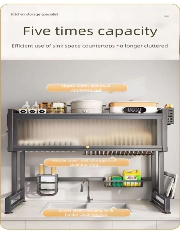 Kitchen sink storage rack - Image 4
