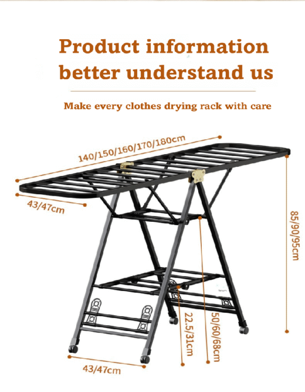 Floor drying rack - Image 6